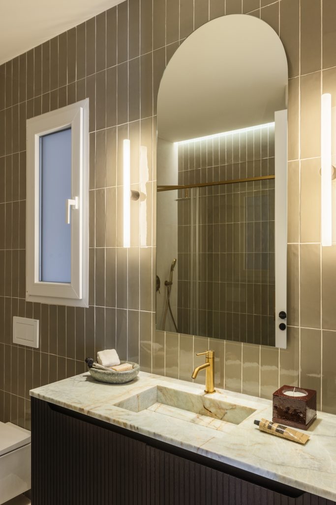 baño verde